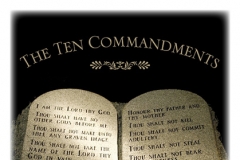 Ten Commandments Calendar